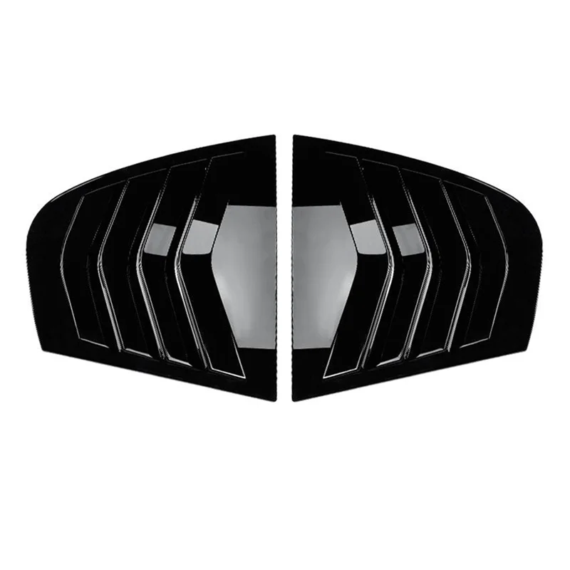 

Автомобильные глянцевые черные задние окна, треугольная жалюзи, наклейки, детали для BMW 3 серии E90 320I 330I M3 2005-2011, автомобильный Стайлинг, чехол-T