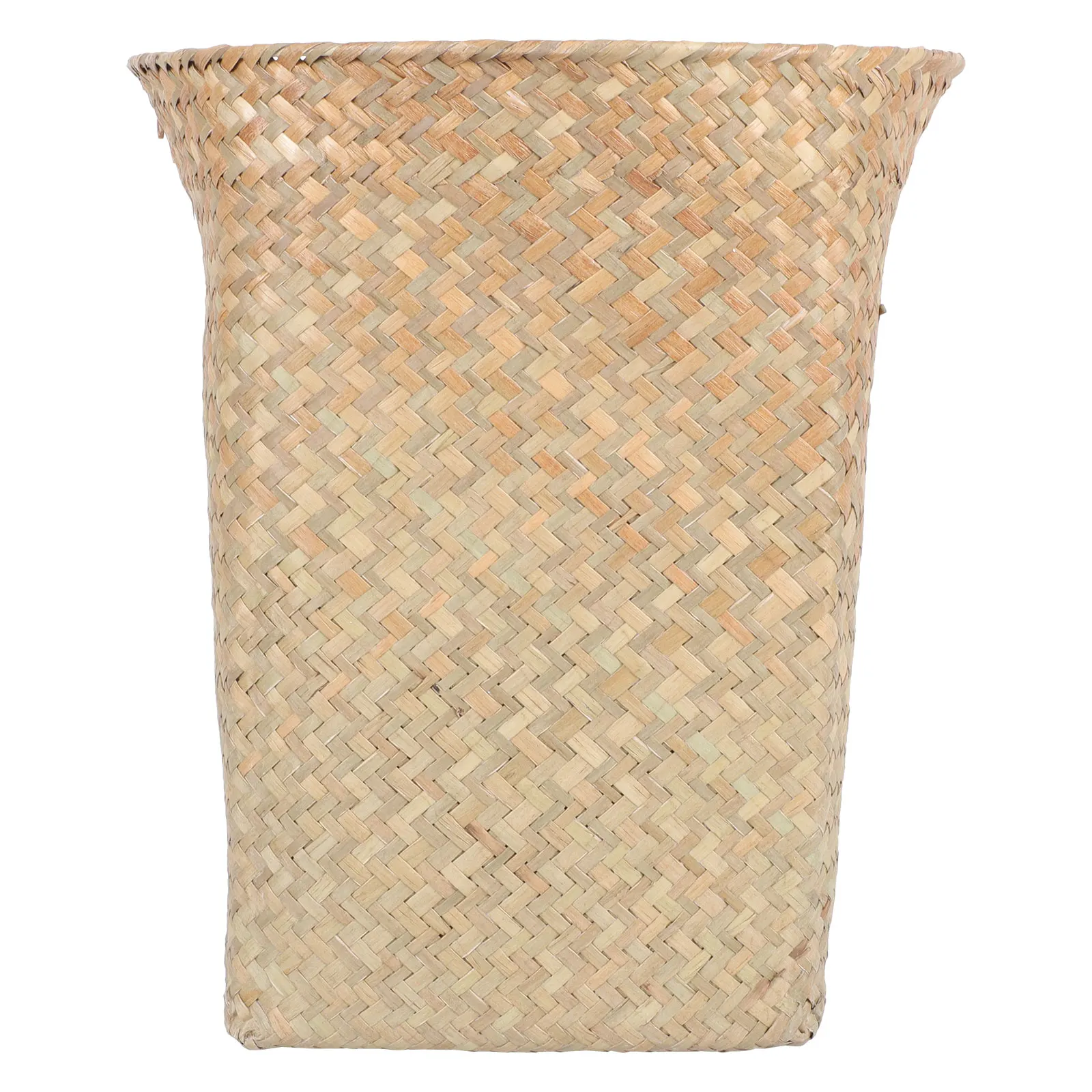 

Storage Basket Bathroom Trash Boho Straw Garbage Container Bin Treccia Waste Bedroom Geschenkkorb Office Natural Cesti Regalo