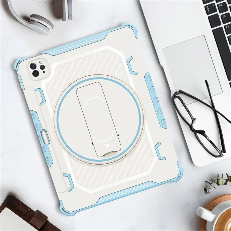 Capa para iPad para 10a geração 10,9 pol. Capa 21 22 Pro 11 pol. 360 °   Estojo giratório 7/8/9a 10,2 pol. Air Tablet protetor com slot para caneta