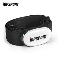 IGPSPORT HR40 Black White Chest Strap Heart Rate Monitor for Cycling Running Hiking ANT+ Wireless Health Fitness Smart Sensor