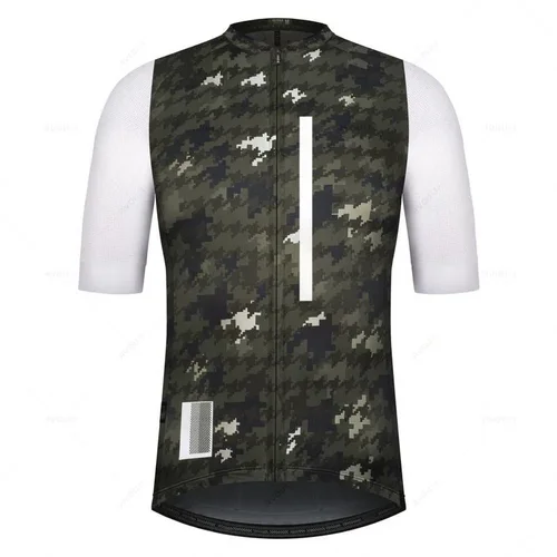 Imagen 2 del producto Ropa de Ciclismo de equipo de España para Hombre, uniforme de bicicleta de montaña, camiseta de manga corta, Jersey de Ciclismo de carreras