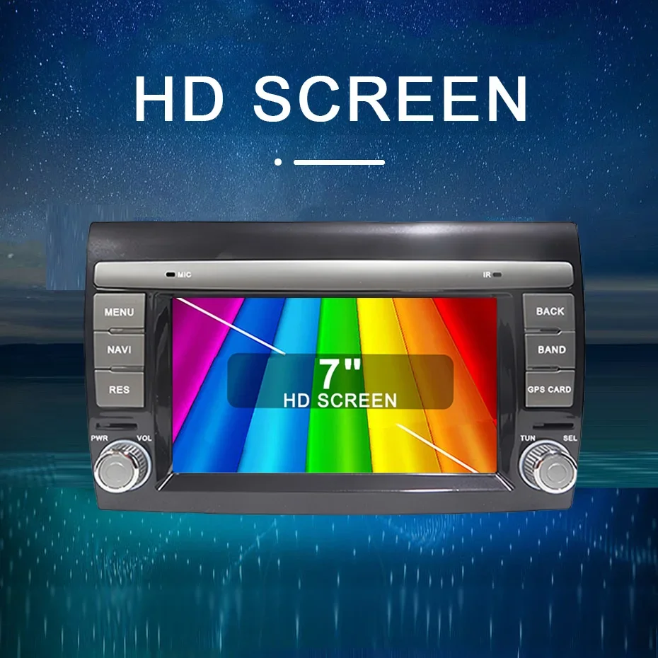 7'' Wireless Carplay Android Auto Autoradio GPS Bildschirm für Fiat Bravo 2007-2014 Bluetooth 2 din Android 15 Autoradio Multimedia Player WLAN 4G LTE – Detail 6