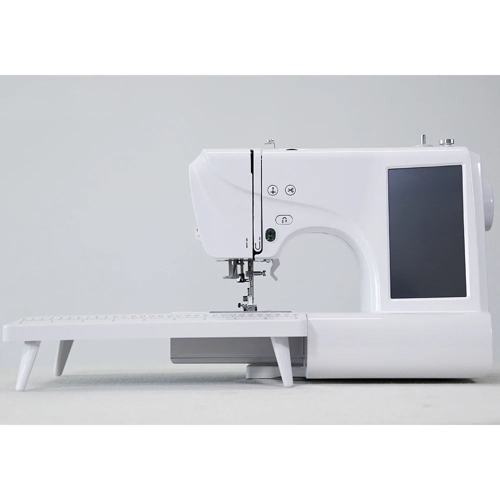 Compact Computerized Sewing and Embroidery Machine – Flat-Bed Dual-Function System for Home Crafters