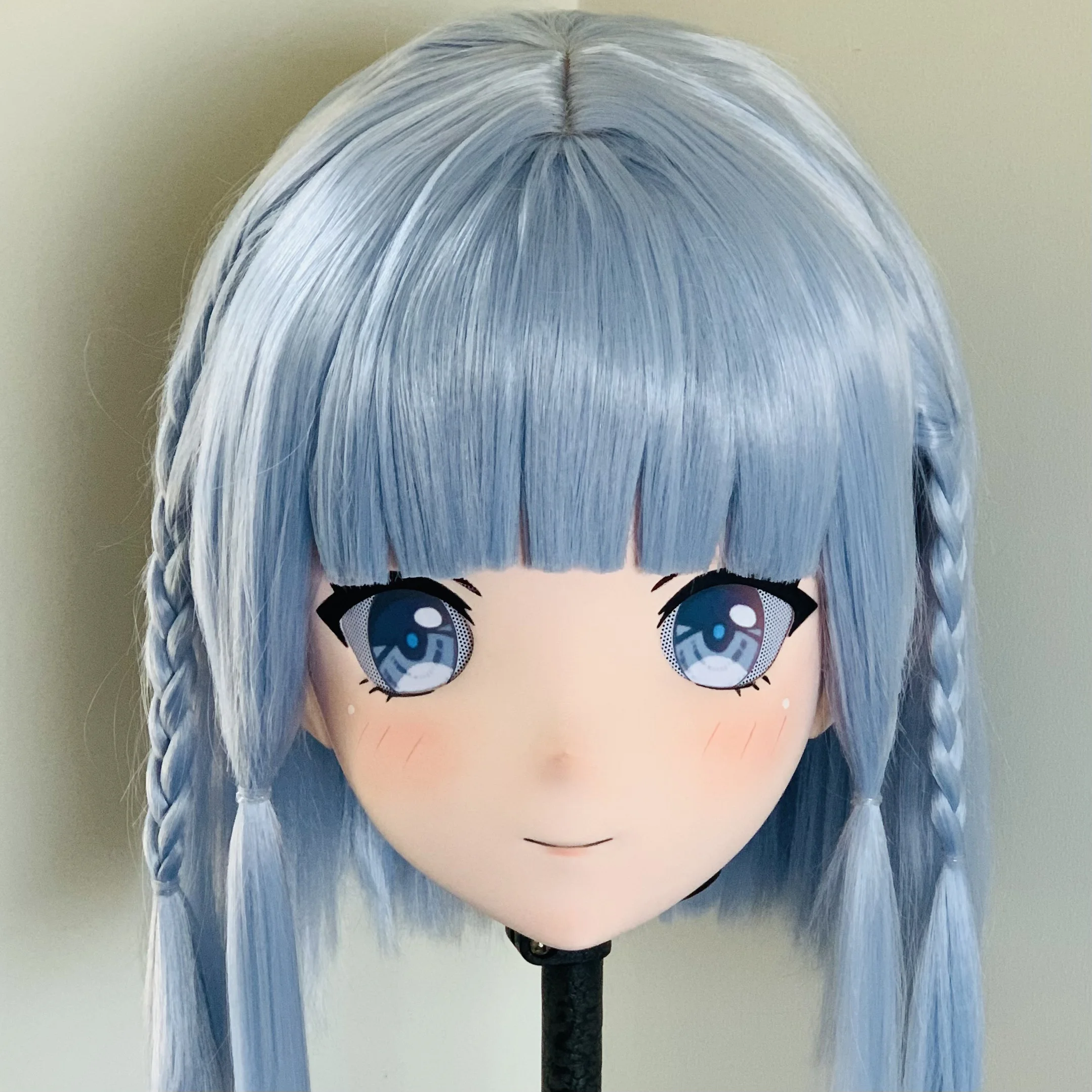 

(XYQ120)Customize Character Crossdressing Female/Girl PLA Full Head With Lock Anime Cosplay Japanese Animego Kigurumi Mask