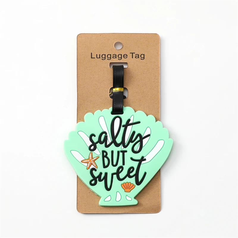 Cute Luggage Travel Accessories Tag Silica Gel Suitcase ID Addres Holder Baggage Boarding Tag Portable Label image 6