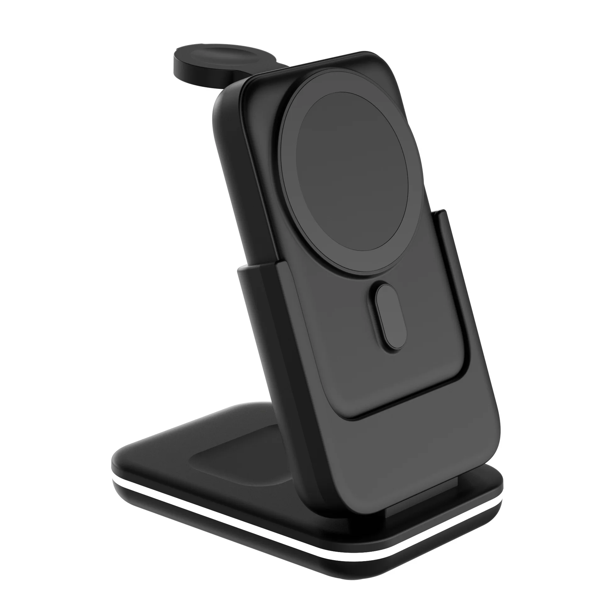 3 in1Multifunctional Magnetic Power Bank Portable 5000mAh Fast Charging Wireless Charger for IPhone IWatch Bluetooth Headphones - Image 6