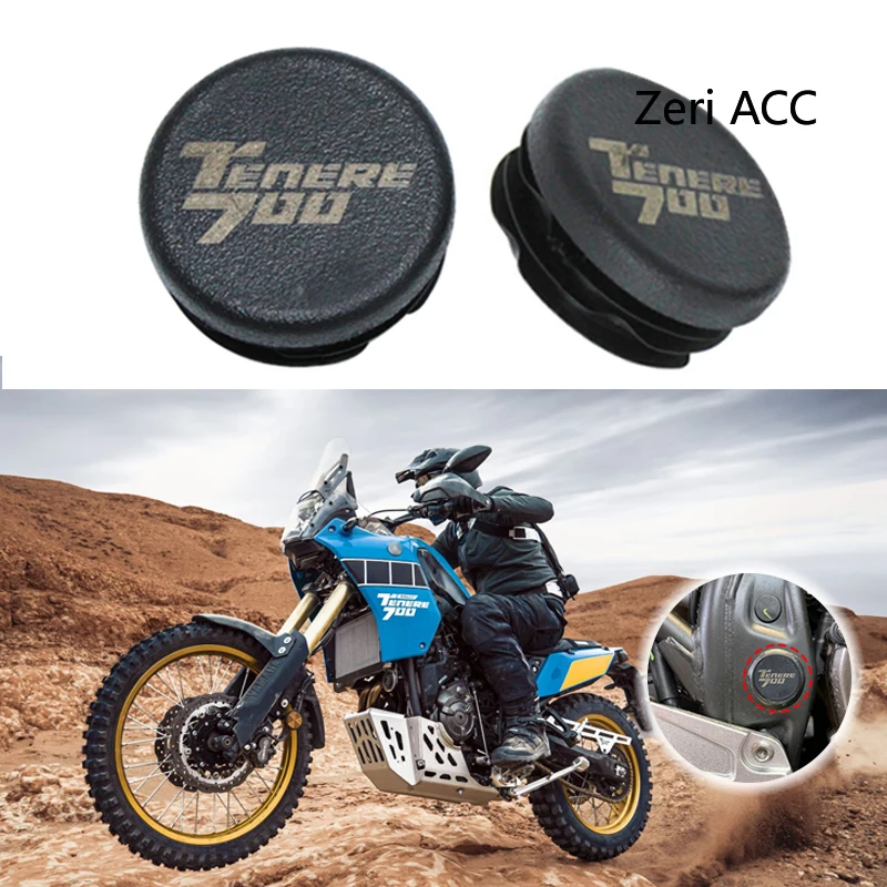 Fit For YAMAHA XTZ700 Tenere700 2019 2020 2021 Frame Hole Cover Caps Plug Decorative Frame Cap Set TENERE 700 Motorcycle