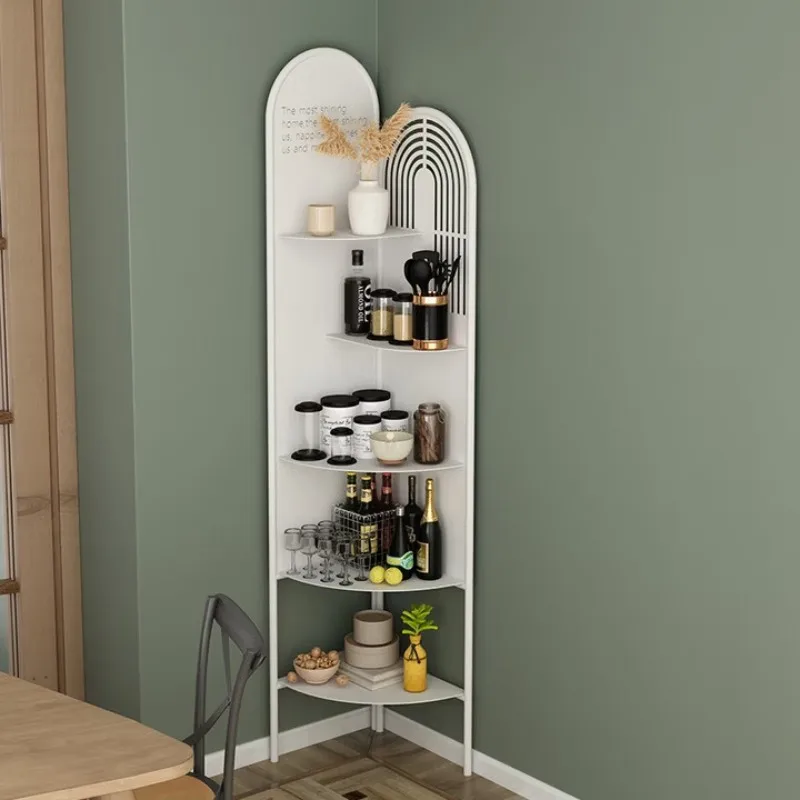 Corner Cabinet Living Room  Shelf Triangle Bedroom Cabinet Floor Storage