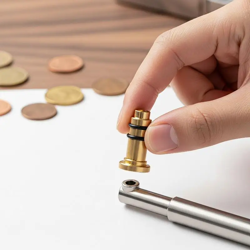 1Pcs Universal Brass Butane Gas Inflatable Adapter Reusable Refill Nozzle Head for Kitchen BBQ Torch Lighter