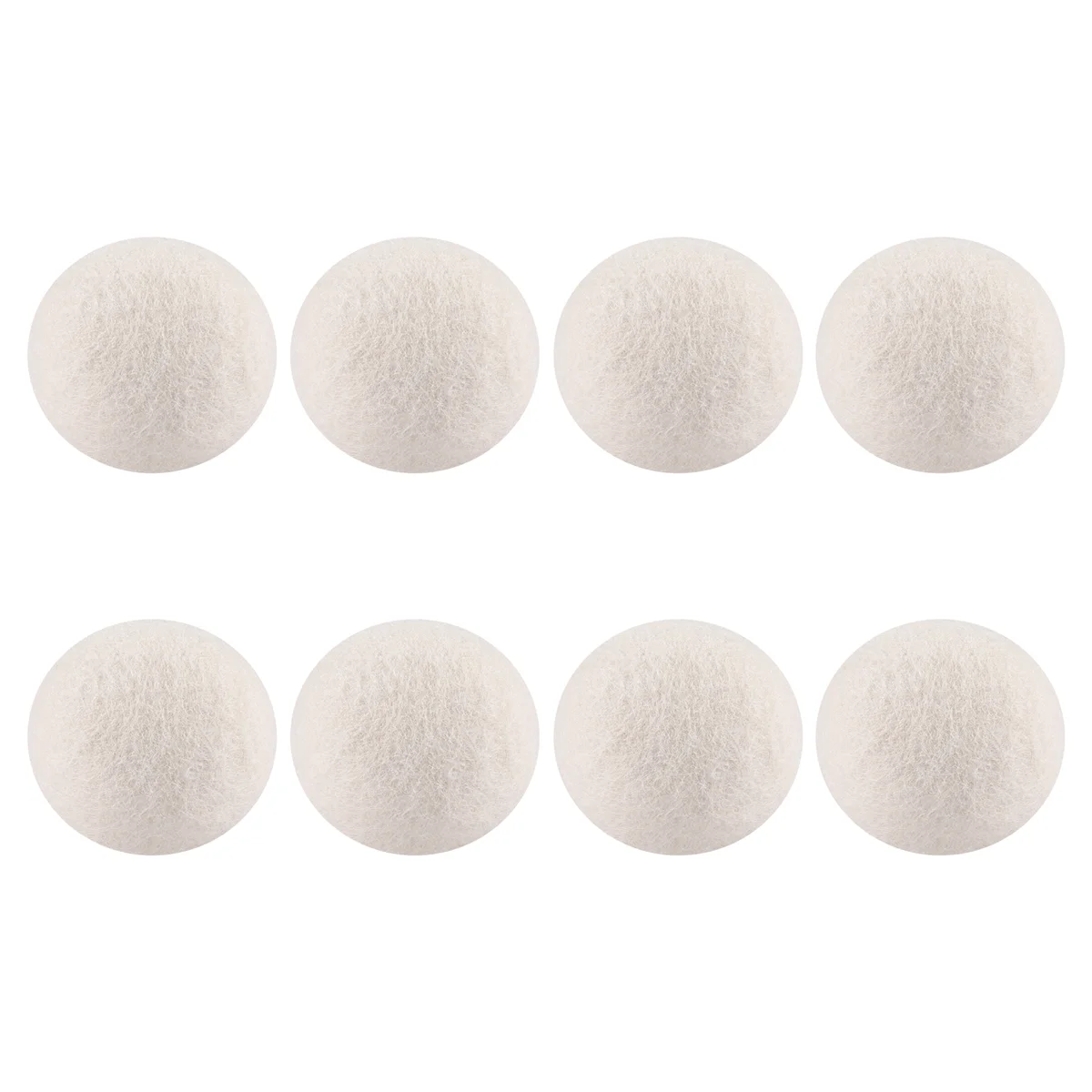 AB21-8-Pack 100% Premium Wool Dryer Balls XL,Handmade,Eco-Friendly,All-Natural Fabric