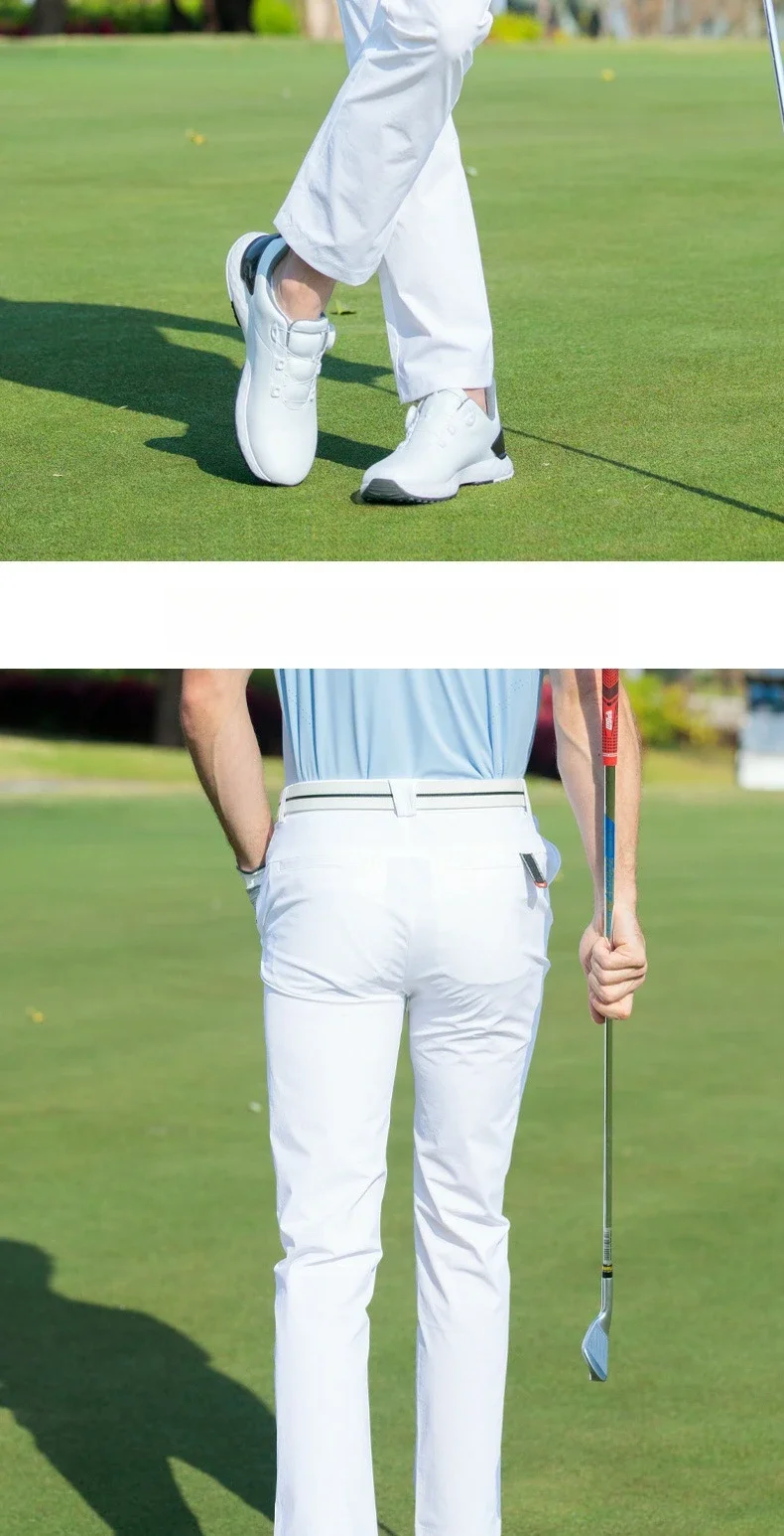 PGM Herren Golfhose Frühling/Sommer Sporthose mit elastischem Gürtel KUZ200 – Detail 11