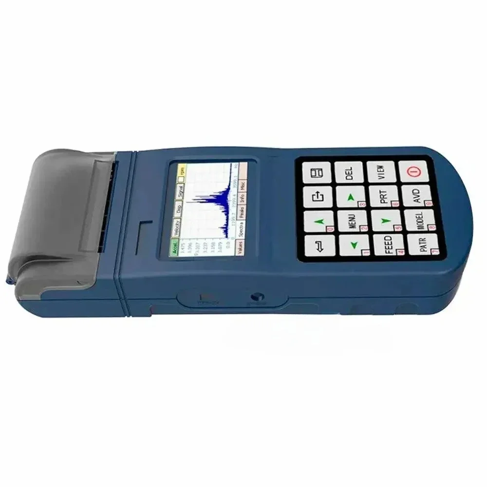 

YV400 Vibrometer Vibration Tester Acceleration Velocity and Displacement Measuring Meter Built in Integrated thermal printer
