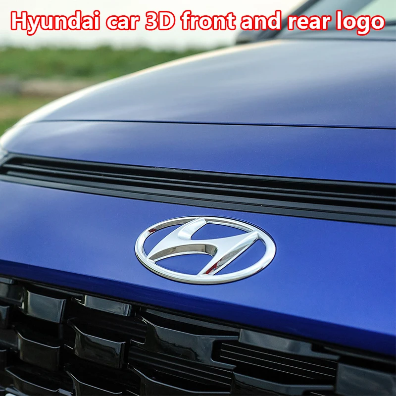 

Hyundai, декоративная наклейка на переднюю решетку, эмблема из АБС-пластика, акцентный логотип для Tucson I40 Ix25 Ix35 Elantra Santa Fe Sonata, автомобильный аксессуар
