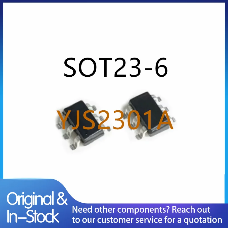 50piece  YJS2301A  Two P channels 20V 3.7  YJS2301  2301A  SOT23-6L 