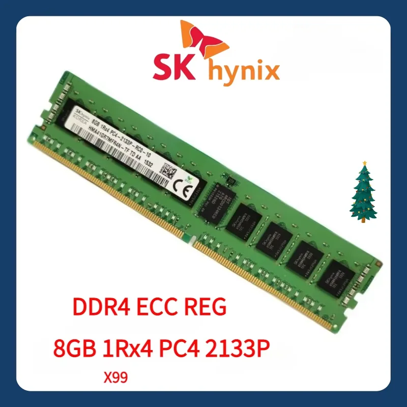 Memória RAM para Servidor SK hynix 8GB 1Rx4 2133P DDR4 2133MHz ECC REG RDIMM X99