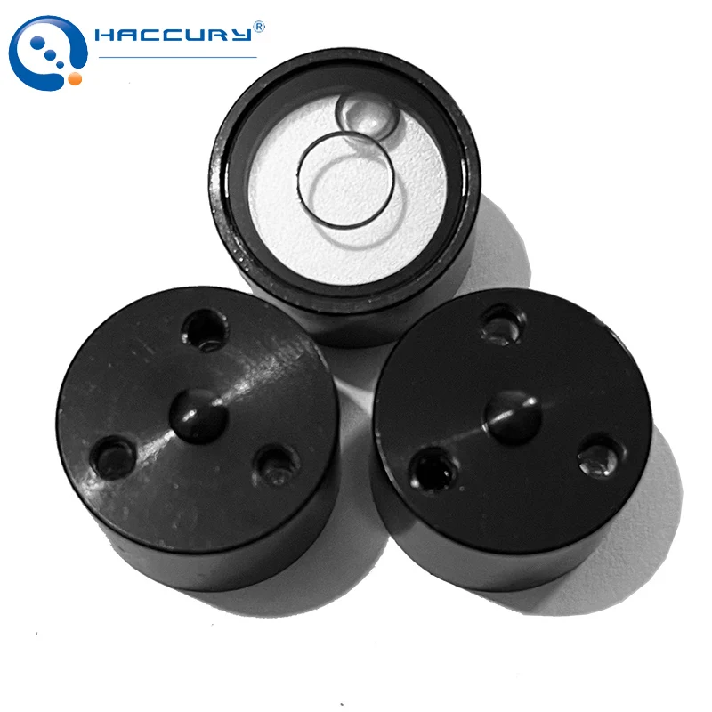 Haccury 20*15mm Bubble Level Mini Round Circular Leveling Blister For Center Pole Tripod Base Horizontal Measuring Instrument