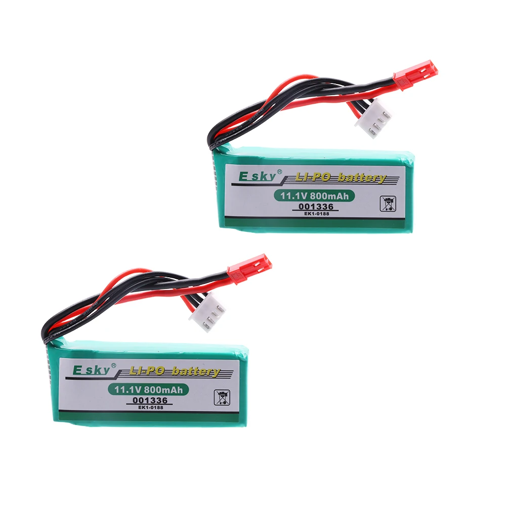 Akumulator 11.1V 800mAh do Esky EK1-0188 001336 Big LAMA E020/E515A helikopter dla Model samolotu 1/2/3/4/5PCS