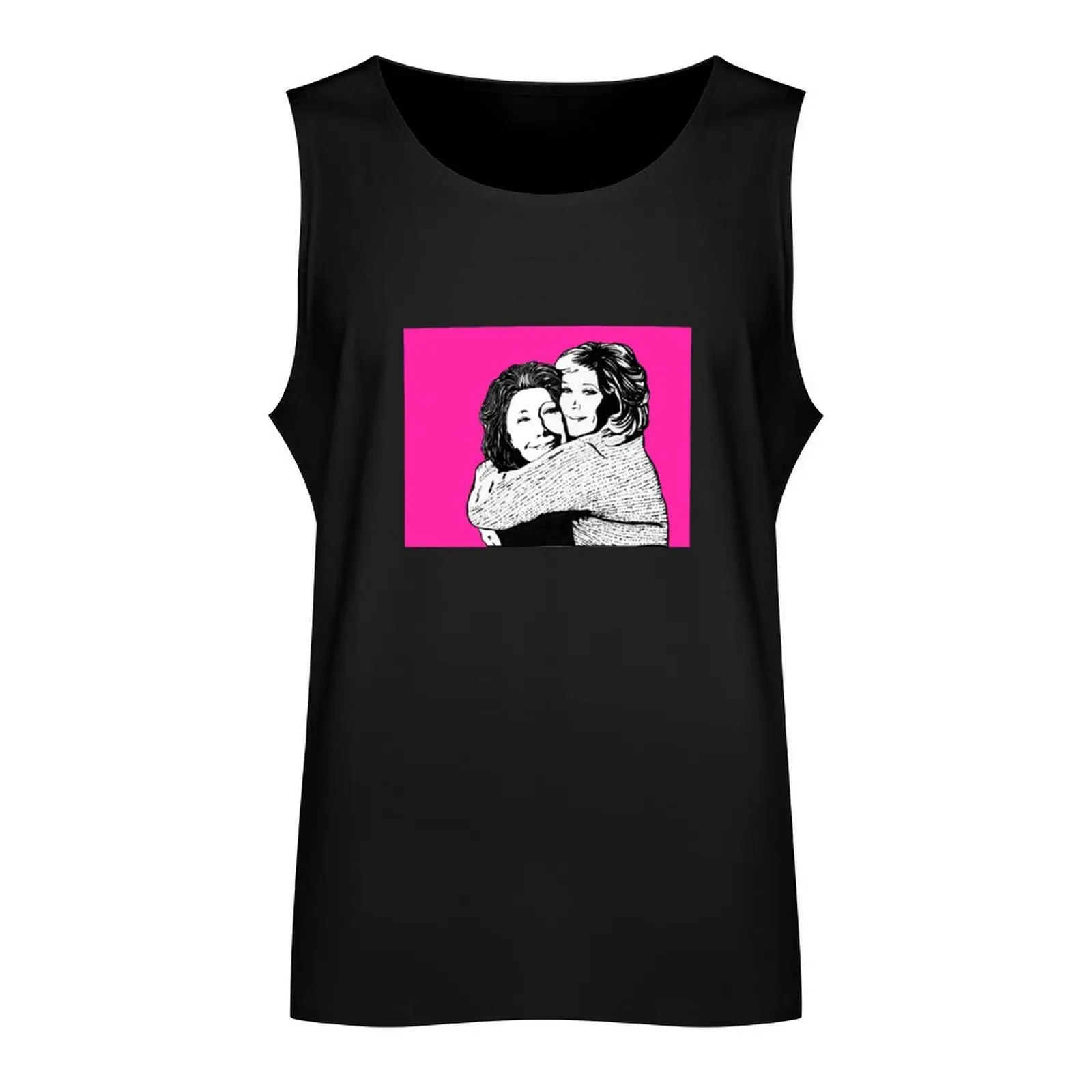 Grace and Frankie Tank Top sleeveless vests Men's clothes luxury style bodybuilding t-shirt