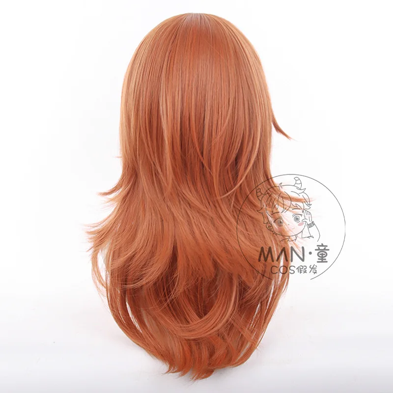 Motosserra homem anjo diabo cosplay peruca longo ondulado em camadas de cabelo espetado presente de halloween
