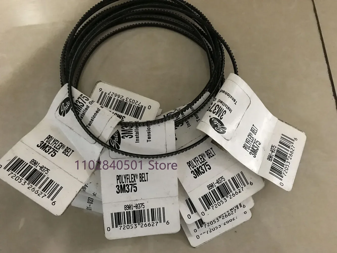 Motor Belt 5M355 5M365 5M375 5M387 V-belts Drive Belt WM180V/WM210V Lathe Belt