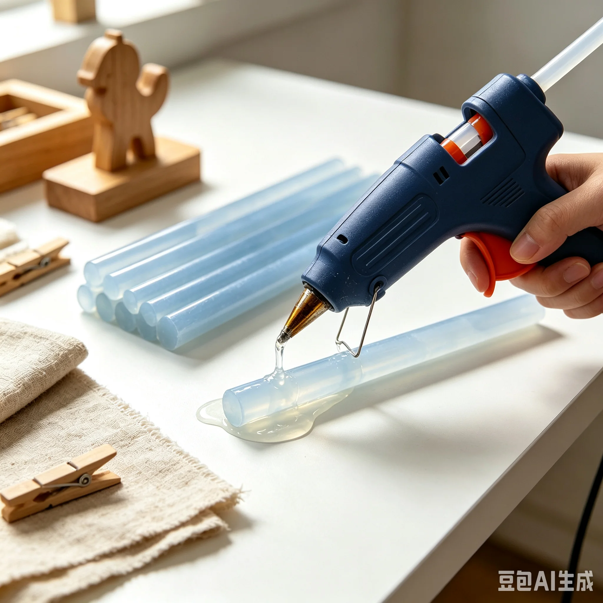 Clear Hot Glue Sticks, 4g Per Stick, Transparent Hot Melt Adhesive Sticks for Hot Glue Gun, DIY Crafts, Home Repair, Handmade De