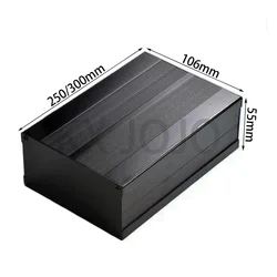 Special Link Aluminum Enclosure 106*55*250/300mm 1PC  Black According to Customer Customization