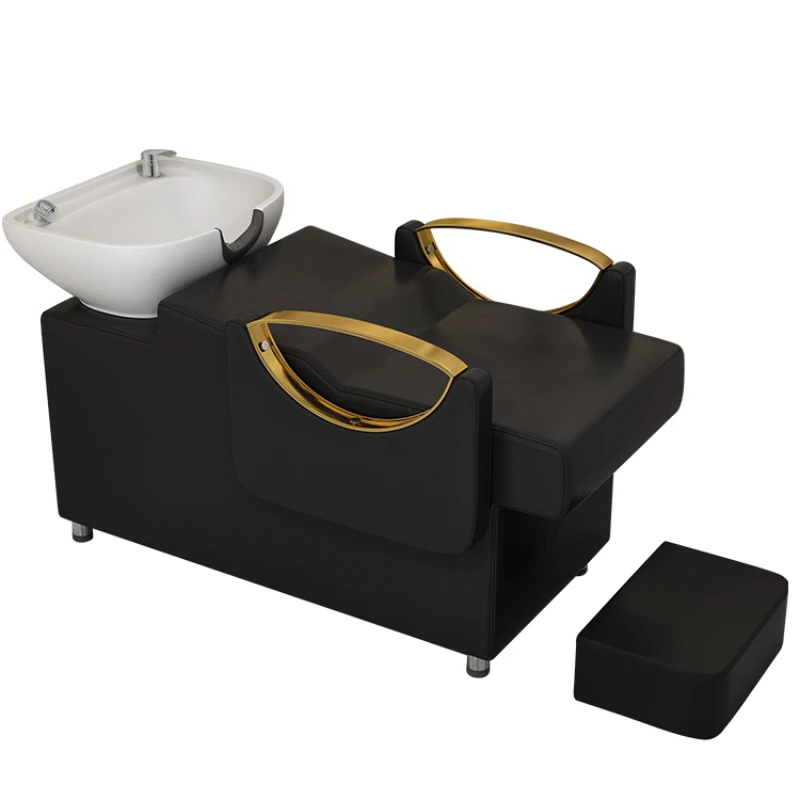 Poltrone per lo styling del letto per shampoo tailandese per parrucchiere Lavabo per spa Poltrona per massaggi Poltrona per massaggi Lavabo per