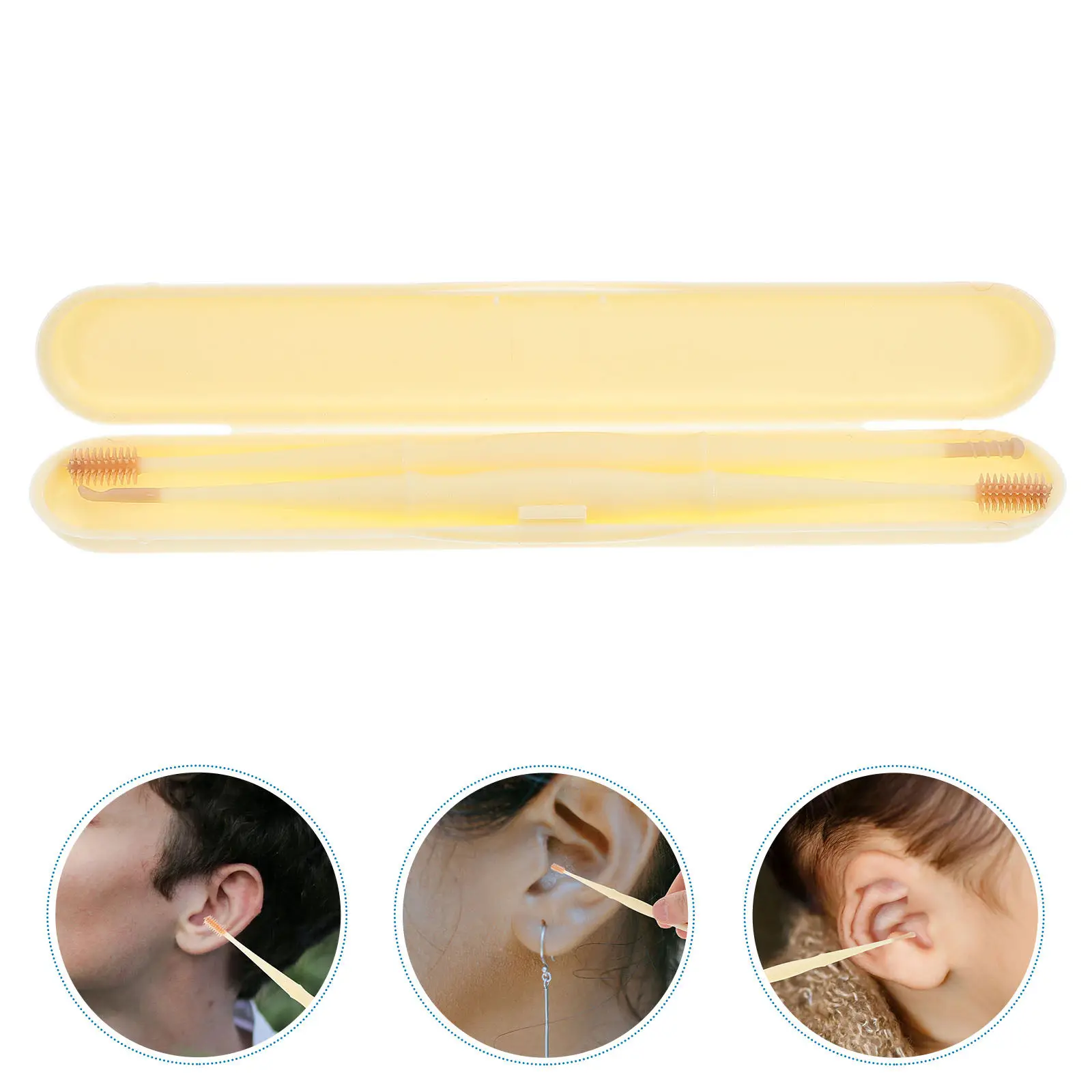 

1Set Chinese Ear Picks Multipurpose Spiral Ear Wax Removal Kit with Massage Stick for Easy Use Earwax Remover Earpicks