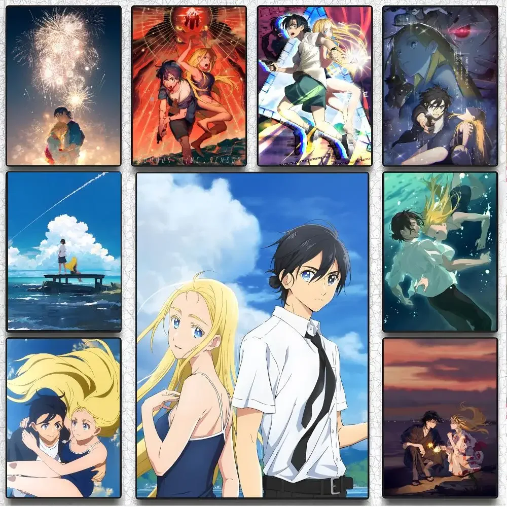 Anime Mystery Summer Time Rendering Poster Artistic Wall Decor Indoor Outdoor Home Ornament for Collectors