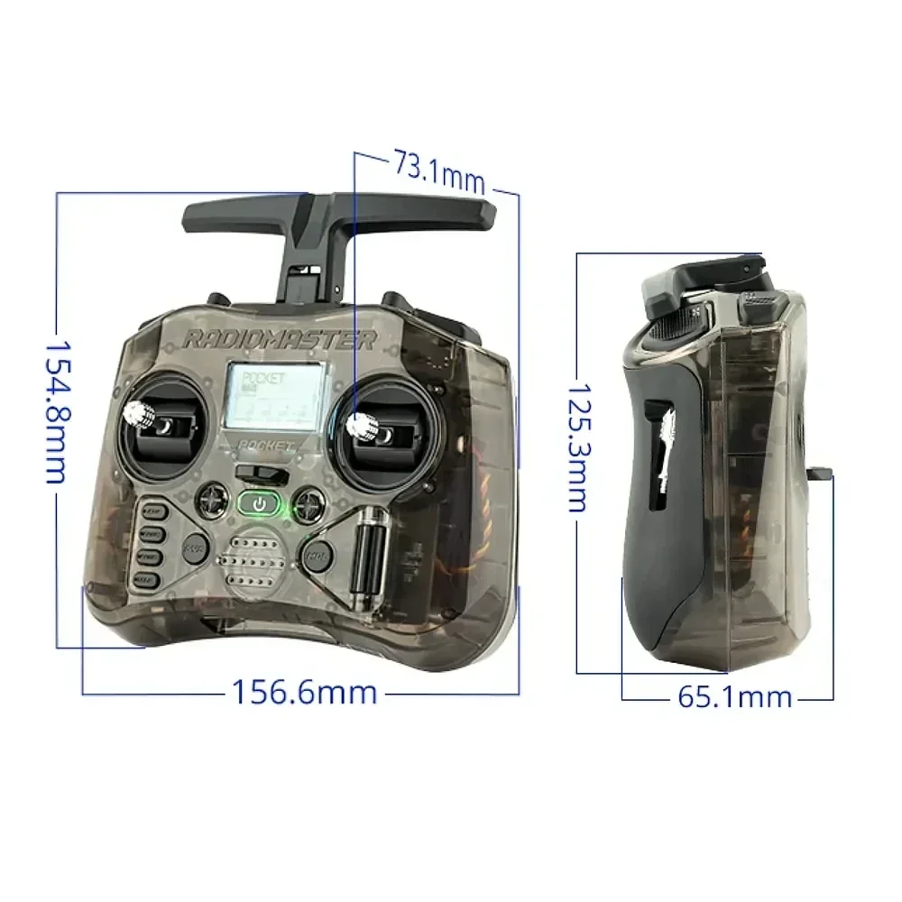 Radiomaster Pocket Remote Control FPV Traverse Aircraft Model Portable Personalized Elrs CC2500 Protocol  rc tools