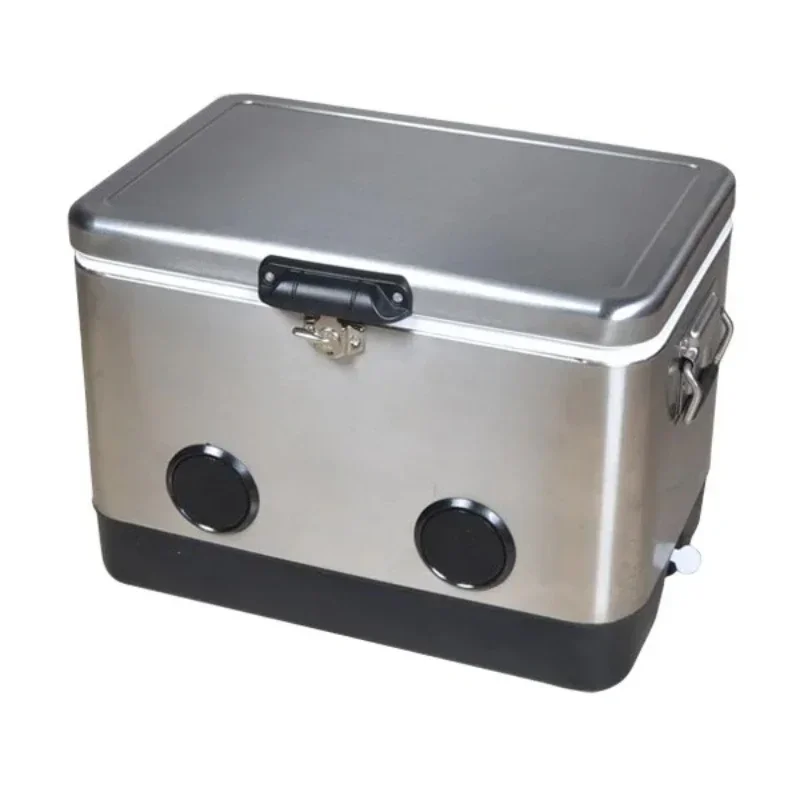 

54QT Stainless Steel Cooler Box with Speaker