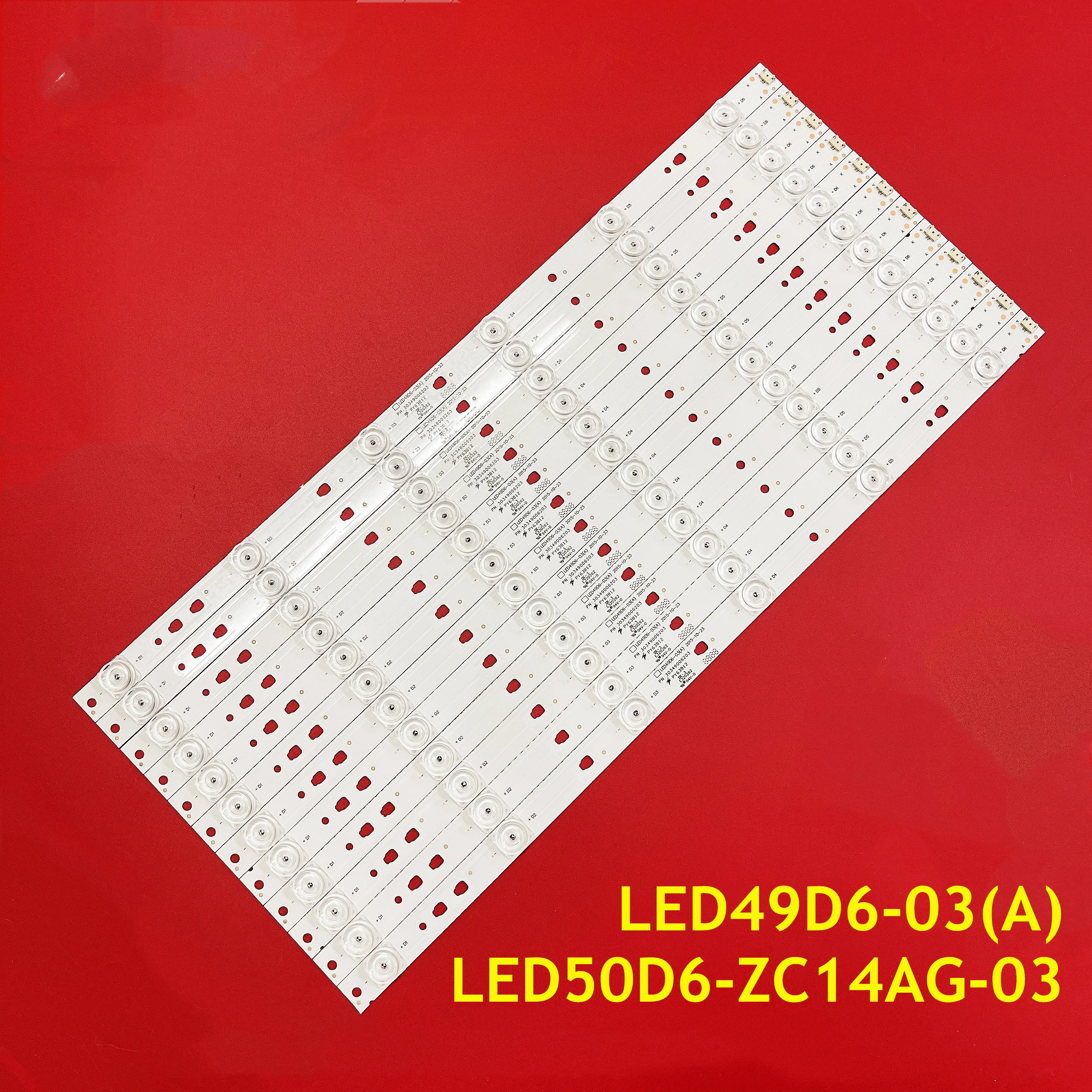 แถบไฟ LED สำหรับ G49Y 50A6M 50E3500A LS49AL72 LE49F1000U LE50K5500TF LE50U6500TF LE50A7100L LE50U51A 49UK30G 49UX10S LED49D6-03(A)