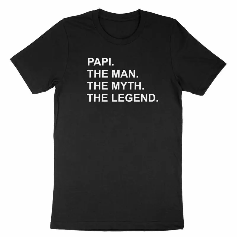 

Футболка Papi с цитатами, костюм на день рождения, подарок папе, человек, миф, легенда