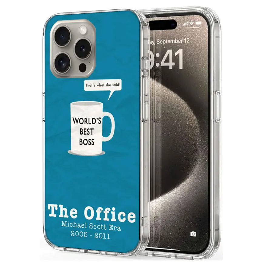 The Office Dunder Mifflin Clear For Apple iPhone 16 15 Pro Max Cover 14 Plus 13 12 Mini 11 Pro XR XS Max Phone Case Silicone TPU