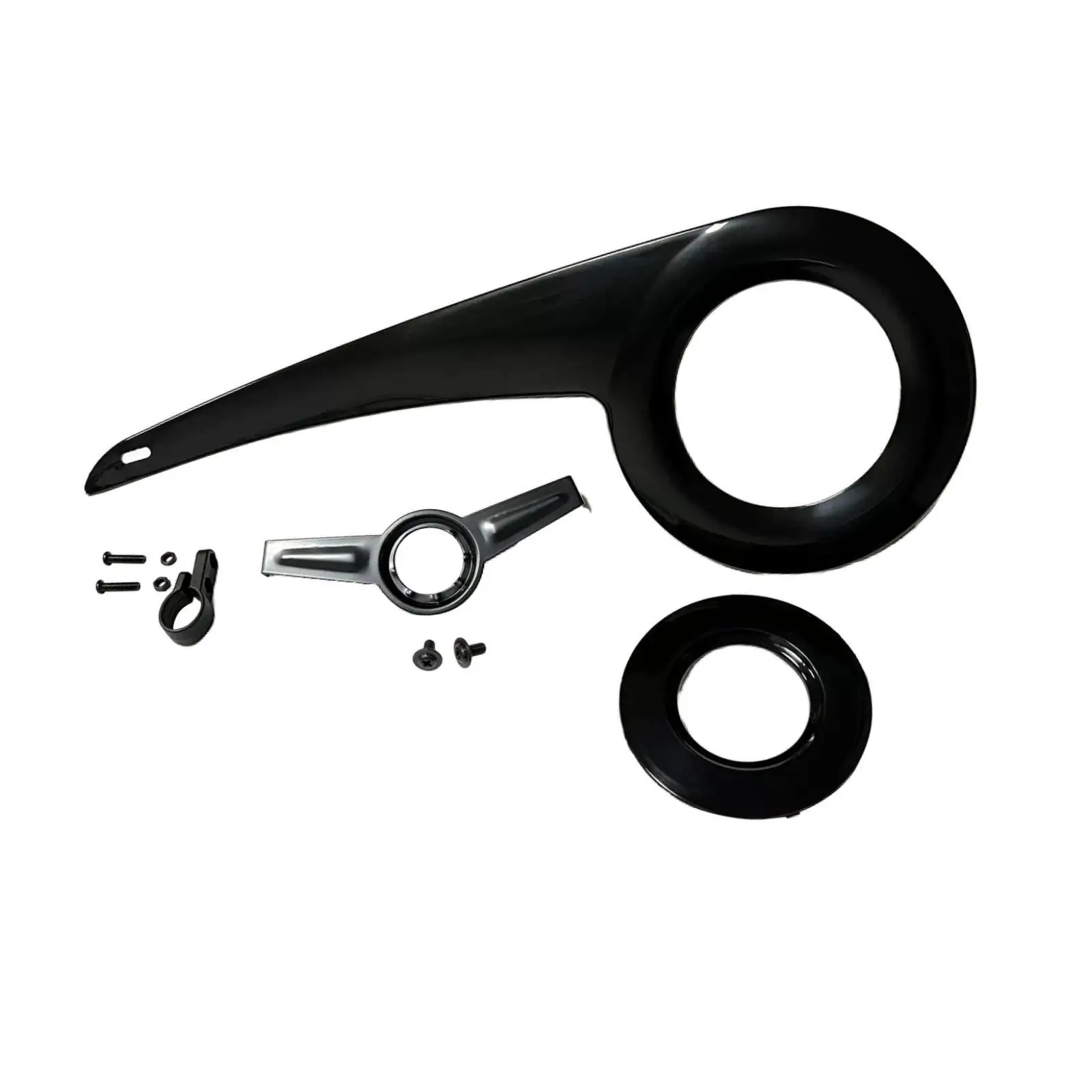 

Защитная крышка велосипедной цепи Детали велосипеда Простая установка Обслуживание Заменяет защиту шатунов колеса для верховой езды на открытом воздухе 32T-38T