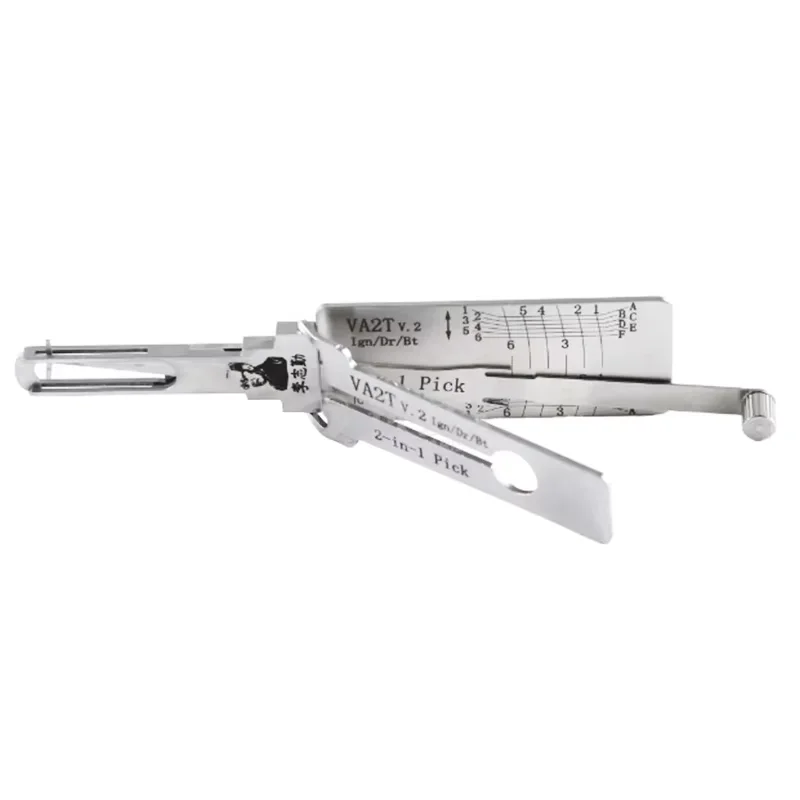 Original Lishi 2-in-1 HU66 HU100 HON66 HU100R HU92 HY22 TOY2 TOY48 HU101 HU162T-8 Lishi Schlossöffnungswerkzeug Türöffnungswerkzeug Edelstahl