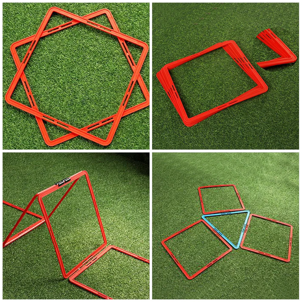 

6Pcs Bright Color Agility Rings Perfect for Setting Up Field Boundaries Sports Supplies Accessories Agility Rings