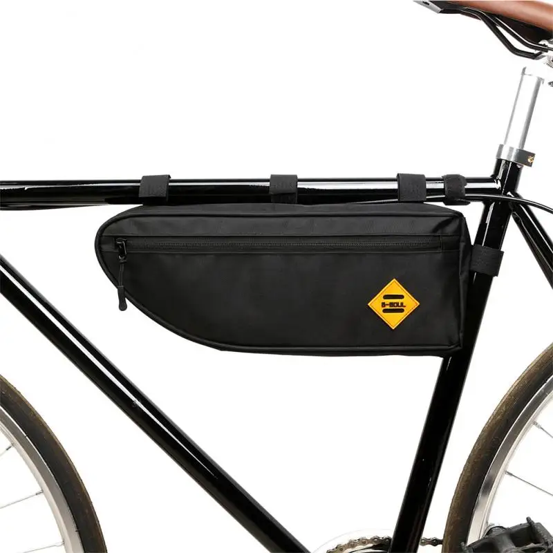 B-SOUL Bicycle Triangle Bag Waterproof MTB Bike Frame Front Tube Bag Large Capacity Cycling Pannier Packing Pouch Accessories