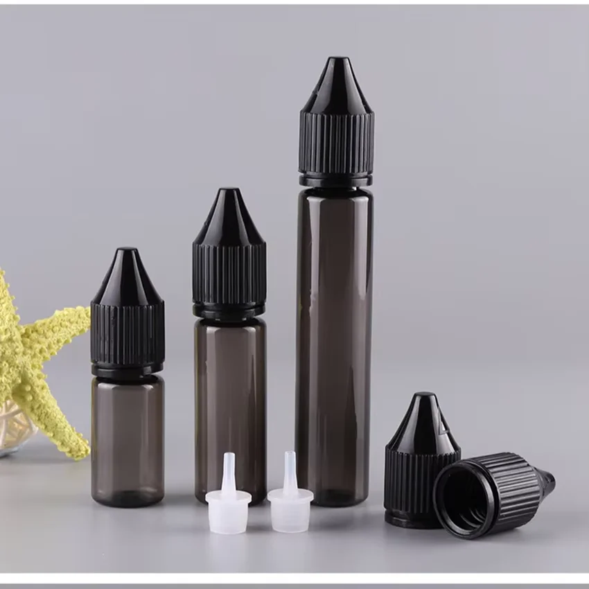 20 個 30-120 ミリリットル PET 空ボトルプラスチックオイル充填ボトルポータブルスポイトボトル液体瓶ジュース用の絞り可能な容器