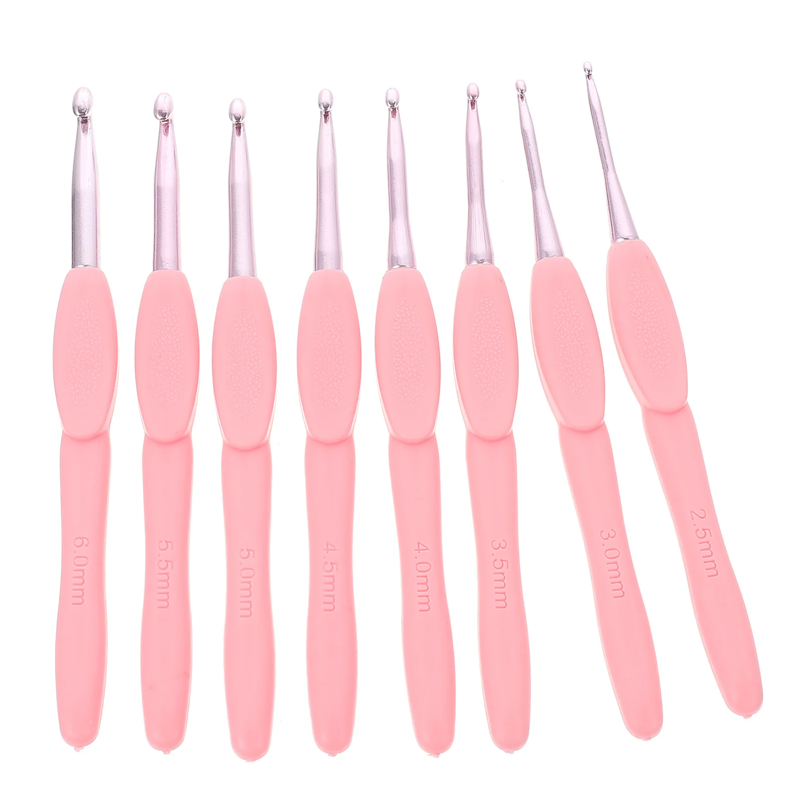 

8Pcs Crochet Hooks Resistance Easy Carry Portable for Home Travel DIY Knitting Crafts Accessories Gift for Mom