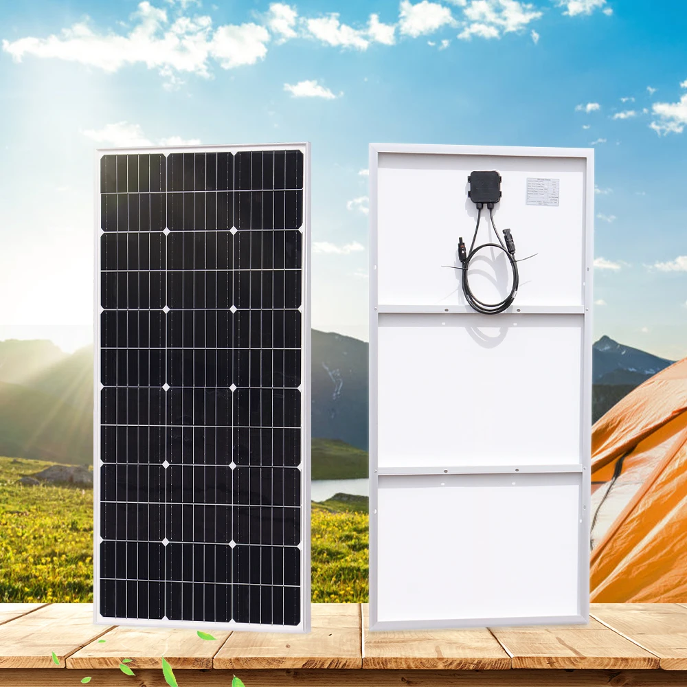 1000W Solar Panel China 18V Monocrystalline Silicon Waterproof 100W 200W 300W 400W Panel Solar Charging 12V Camping/Home/RV