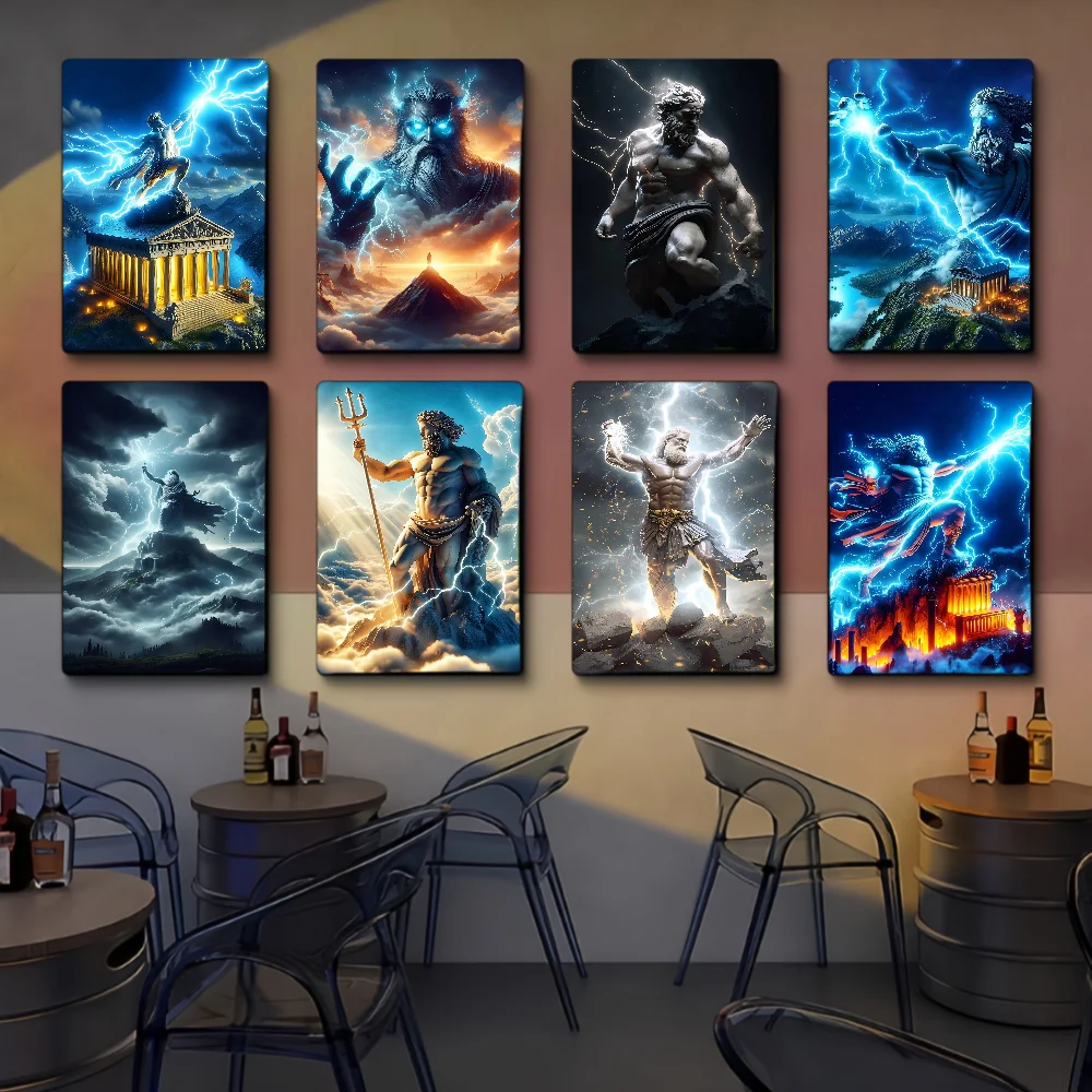 Medusa Zues Thunder Classic Movie Posters HD Quality Poster Wall Art Painting Study Nordic Home Decor