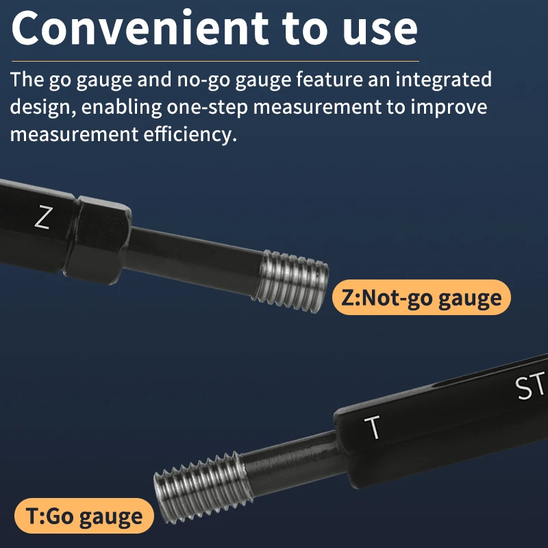 1PCS ST 21 22 23 24 Metric Thread Plug Gauge Fine Tooth internal Thread Gauge Measure Tool
