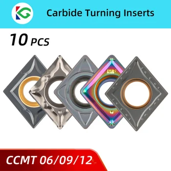 선반 카바이드 인서트 플레이트용 경질 금속 인서트, CCMT 060204, CCMT09T304, VP15TF, CCMT09T308, CCMT060204, 09T304, 09T308 