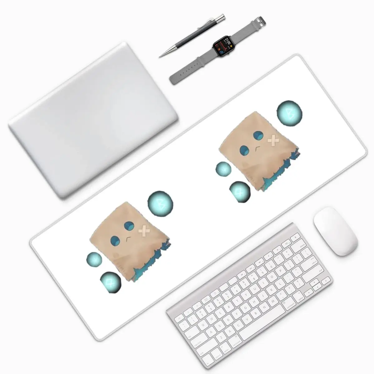 Nanashi Mumei - Nameless Friend Large Mouse Pad Computer Keyboard Mouse Mat Gaming PC Laptop Desk Mat Table Mats