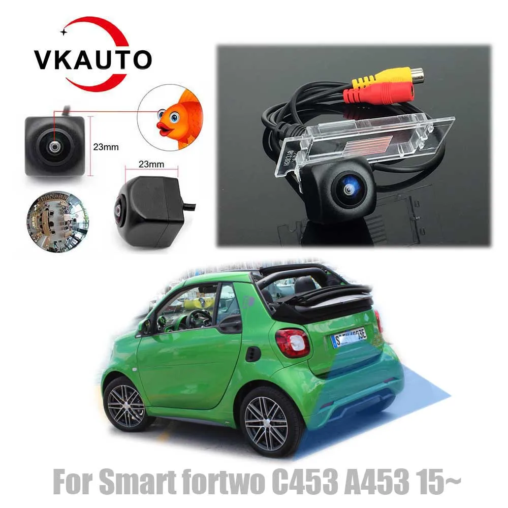 Telecamera Retromarcia 1080P Per Smart Fortwo W453 – Angolo 170° FishEye, AHD, Visione Notturna Per Parcheggio