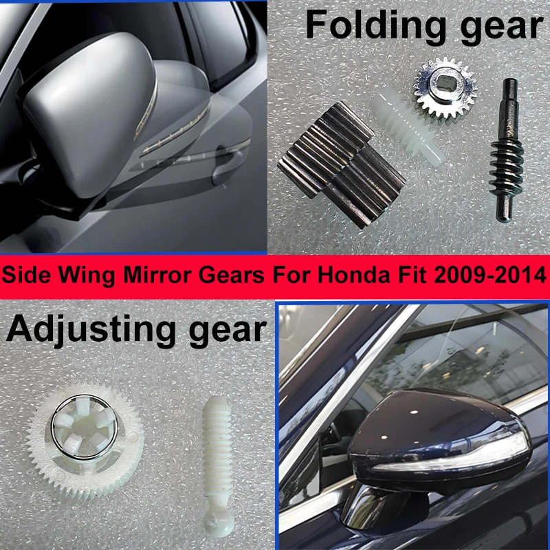 

Azgiant For Honda Fit 2009-2014 Car Power folding/adjustment side view mirror Gears Set Auto Replacement Parts repair Kit POM