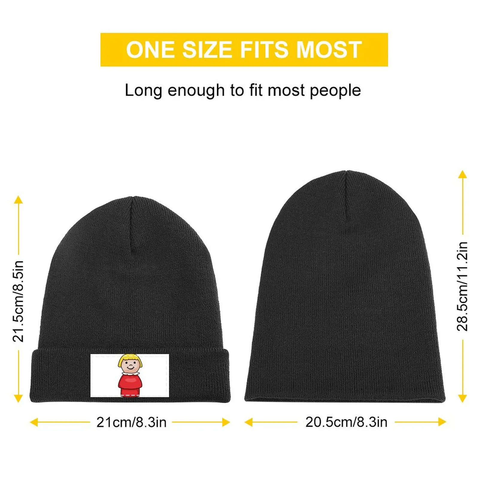 FP Little People Red Dress Blonde Girl Knitted Cap Bobble Hat beach hat Gentleman Hat Designer Man Women's