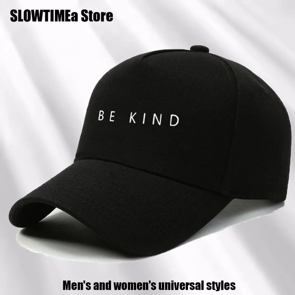 1pc Be Kind Baseball Hat, DAD Hat, Adjustable Style Hat, Breathable Travel Hat, Suitable for Outdoor Sports and Gatherings, Suit