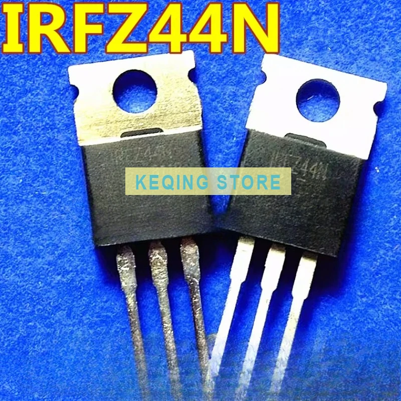 10PCS Used+Not NEW+Send after Measure Original word original code disassembly triode IRFZ44N IRFZ44 55V 49A tested and shipped